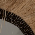 MIRROR ROUND SISAL FIBER AND ABACA FIBER FRAME IN NATURAL-BLACK Φ90cm.FK7746 MIRROR ROUND SISAL FIBER AND ABACA FIBER FRAME IN NATURAL-BLACK Φ90cm.FK7746