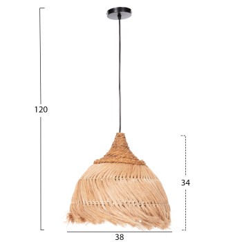 CEILING PENDANT MENDONG GRASS FIBERS IN NATURAL COLOR Φ38x34-120Hcm.FK7776 CEILING PENDANT MENDONG GRASS FIBERS IN NATURAL COLOR Φ38x34-120Hcm.FK7776