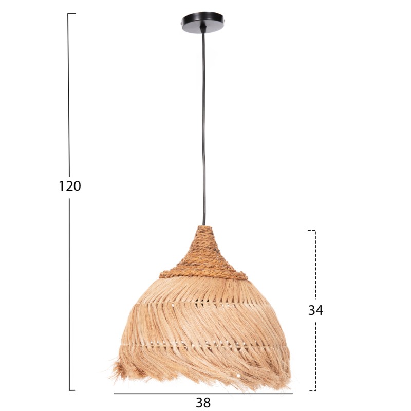 CEILING PENDANT MENDONG GRASS FIBERS IN NATURAL COLOR Φ38x34-120Hcm.FK7776 CEILING PENDANT MENDONG GRASS FIBERS IN NATURAL COLOR Φ38x34-120Hcm.FK7776
