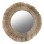 WALL MIRROR ROUND WITH ABACA FIBERS IN NATURAL COLOR 120x4x120Hcm.FK7747
