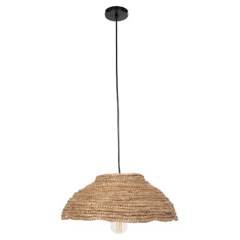 CEILING PENDANT MANILA HEMP FIBERS IN NATURAL COLOR Φ41x14-120Hcm. FK7784