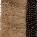 WALL MIRROR OVAL MADE OF SISAL FIBERS IN NATURAL AND BLACK ABACA FIBERS 55x4x90Hcm.FK7745 WALL MIRROR OVAL MADE OF SISAL FIBERS IN NATURAL AND BLACK ABACA FIBERS 55x4x90Hcm.FK7745