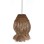 CEILING PENDANT ABACA FIBERS IN NATURAL 30x30x45-80Hcm.FK7772