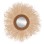 WALL MIRROR ROUND SISAL FIBER FRAME IN NATURAL COLOR 110x4x110Hcm.FK7744