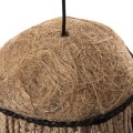CEILING PENDANT SPHERICAL WITH FRINGES ABACA FIBERS IN NATURAL COLOR Φ28x32-120Hcm.FK7805 CEILING PENDANT SPHERICAL WITH FRINGES ABACA FIBERS IN NATURAL COLOR Φ28x32-120Hcm.FK7805