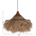 CEILING PENDANT MADE OF ABACA FIBERS IN NATURAL COLOR 40x40x40-80Hcm.FK7806 CEILING PENDANT MADE OF ABACA FIBERS IN NATURAL COLOR 40x40x40-80Hcm.FK7806