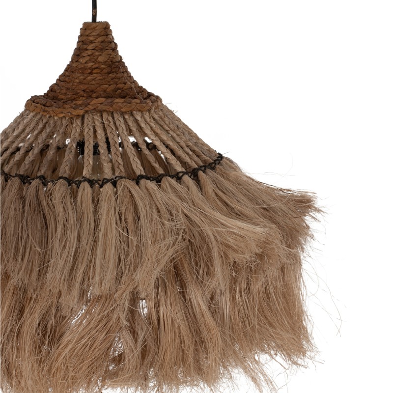 CEILING PENDANT MADE OF ABACA FIBERS IN NATURAL COLOR 40x40x40-80Hcm.FK7806 CEILING PENDANT MADE OF ABACA FIBERS IN NATURAL COLOR 40x40x40-80Hcm.FK7806