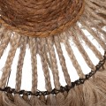 CEILING PENDANT MADE OF ABACA FIBERS IN NATURAL COLOR 40x40x40-80Hcm.FK7806 CEILING PENDANT MADE OF ABACA FIBERS IN NATURAL COLOR 40x40x40-80Hcm.FK7806