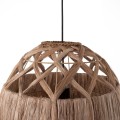 CEILING PENDANT SPHERICAL WITH ABACA FIBERS IN NATURAL 44x44x46-80Hcm.FK7779 CEILING PENDANT SPHERICAL WITH ABACA FIBERS IN NATURAL 44x44x46-80Hcm.FK7779