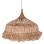 CEILING PENDANT MADE OF ABACA FIBERS IN NATURAL COLOR Φ80x62-90Hcm.FK7780