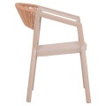 ARMCHAIR ALUMINUM MIRI FK5891.03 CHAMPAGNE FRAME AND TEXTLINE- BEIGE RATTAN BACKREST 56x58x80.5Hcm. ARMCHAIR ALUMINUM MIRI FK5891.03 CHAMPAGNE FRAME AND TEXTLINE- BEIGE RATTAN BACKREST 56x58x80.5Hcm.