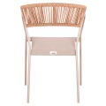 ARMCHAIR ALUMINUM MIRI FK5891.03 CHAMPAGNE FRAME AND TEXTLINE- BEIGE RATTAN BACKREST 56x58x80.5Hcm. ARMCHAIR ALUMINUM MIRI FK5891.03 CHAMPAGNE FRAME AND TEXTLINE- BEIGE RATTAN BACKREST 56x58x80.5Hcm.