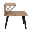 SIDE TABLE/NIGHTSTAND MELAMINE IN NATURAL COLOR 50x40x55Hcm.FK9434.01