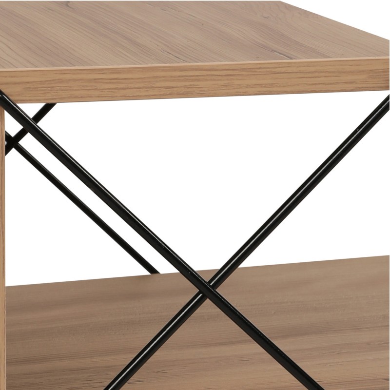 SIDE TABLE/NIGHTSTAND MELAMINE IN NATURAL COLOR 50x40x55Hcm.FK9434.01