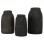 DECOR VASES 3PCS FK7711 TERRACOTTA FOSSIL GREY