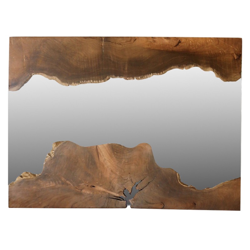 MIRROR FK9363 RECTANGULAR SOLID TEAK NATURAL 140X80H MIRROR FK9363 RECTANGULAR SOLID TEAK NATURAL 140X80H