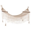 MACRAME HAMMOCK FK9346 BEIGE 200Χ100 cm MACRAME HAMMOCK FK9346 BEIGE 200Χ100 cm