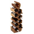 BOTTLE RACK VERTICAL MADE OF SUAR WOOD 27x18,5x82Hcm. FK9486