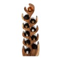 BOTTLE RACK VERTICAL MADE OF SUAR WOOD 27x18,5x82Hcm. FK9486