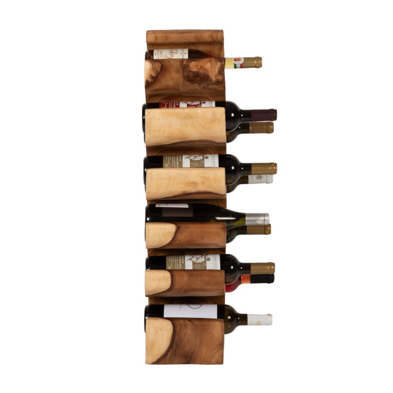 BOTTLE RACK VERTICAL MADE OF SUAR WOOD 27x18,5x82Hcm. FK9486