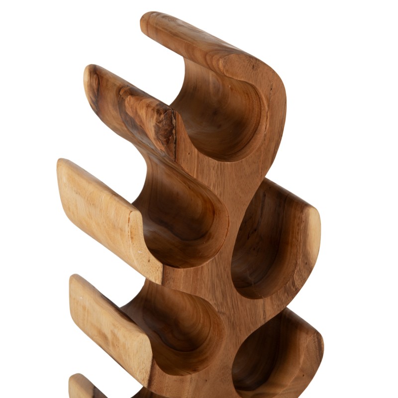 BOTTLE RACK VERTICAL MADE OF SUAR WOOD 27x18,5x82Hcm. FK9486