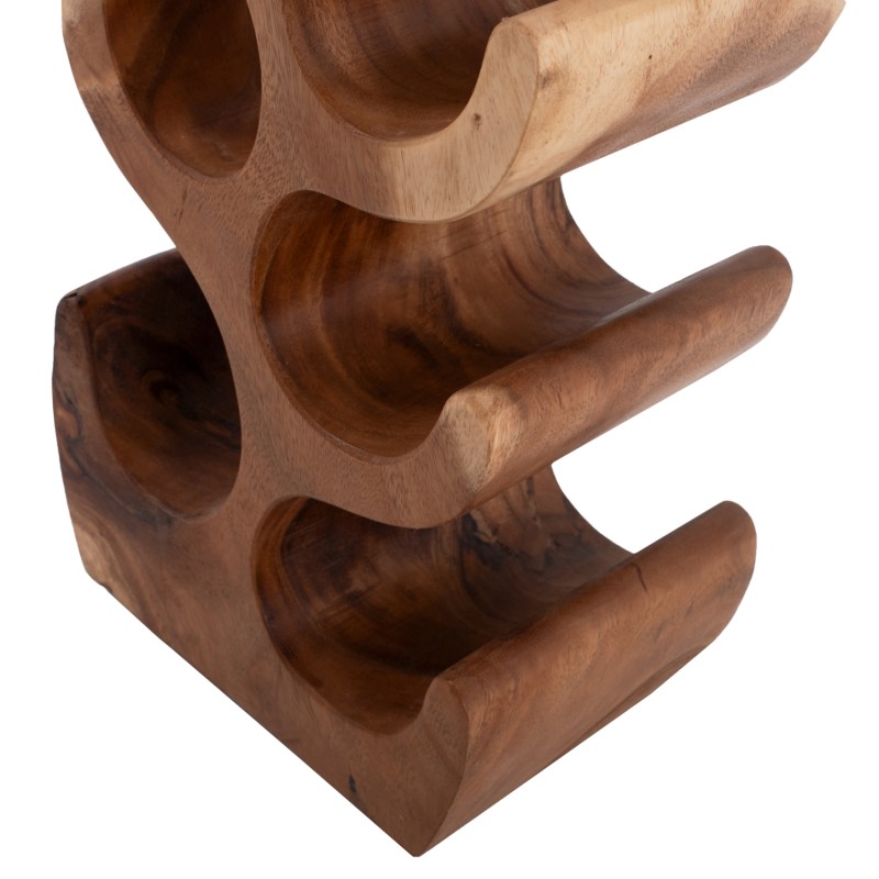 BOTTLE RACK MADE OF SUAR WOOD 6-SEAT 18x20x50Hcm.FK9485 BOTTLE RACK MADE OF SUAR WOOD 6-SEAT 18x20x50Hcm.FK9485