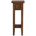 SIDE TABLE RAMU FK9484.01 MAHOGANY WOOD WITH A DRAWER IN NATURAL COLOR 25x25x66,5Hcm.