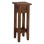 SIDE TABLE RAMU FK9484.01 MAHOGANY WOOD WITH A DRAWER IN NATURAL COLOR 25x25x66,5Hcm.