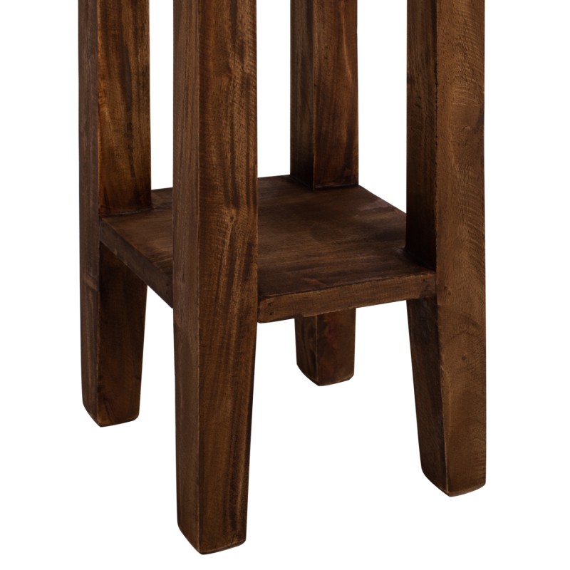 SIDE TABLE RAMU FK9484.01 MAHOGANY WOOD WITH A DRAWER IN NATURAL COLOR 25x25x66,5Hcm.