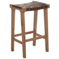 BAR STOOL FK99382.01 SOLID TEAK NATURAL 40X35X65H BAR STOOL FK99382.01 SOLID TEAK NATURAL 40X35X65H
