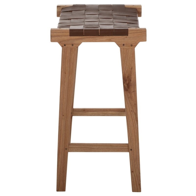 BAR STOOL FK99382.01 SOLID TEAK NATURAL 40X35X65H BAR STOOL FK99382.01 SOLID TEAK NATURAL 40X35X65H