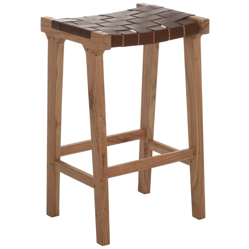 BAR STOOL FK99382.01 SOLID TEAK NATURAL 40X35X65H BAR STOOL FK99382.01 SOLID TEAK NATURAL 40X35X65H