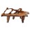 BENCH FK9397 SOLID TEAK NATURAL COLOR