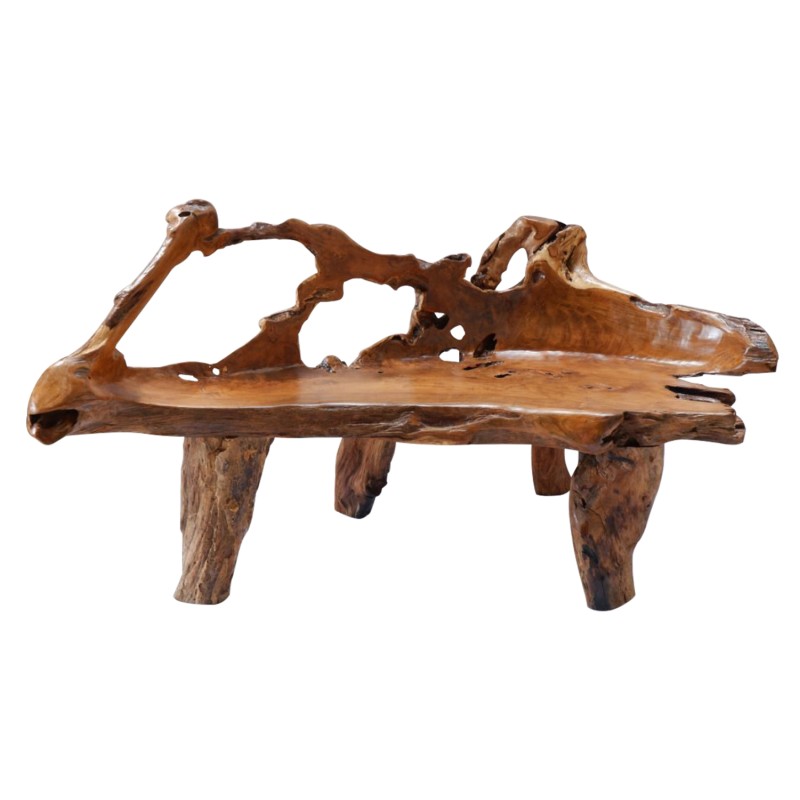 BENCH FK9397 SOLID TEAK NATURAL COLOR