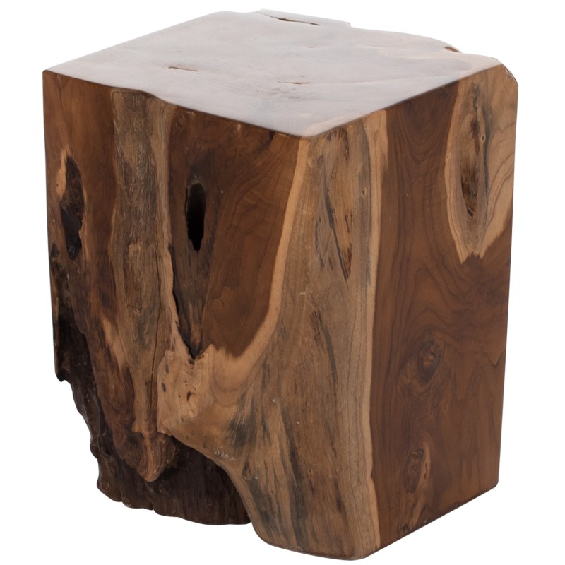 STOOL FK7721 SQUARE SOLID TEAK NATURAL 30X30X40H STOOL FK7721 SQUARE SOLID TEAK NATURAL 30X30X40H