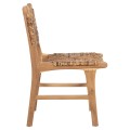 CHAIR FK9399.11 TEAK WOOD WITH STRAW MATTING ON BACKREST AND SEAT NATURAL COLOR 51x60,5x86Hcm CHAIR FK9399.11 TEAK WOOD WITH STRAW MATTING ON BACKREST AND SEAT NATURAL COLOR 51x60,5x86Hcm