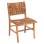 CHAIR FK9399.11 TEAK WOOD WITH STRAW MATTING ON BACKREST AND SEAT NATURAL COLOR 51x60,5x86Hcm