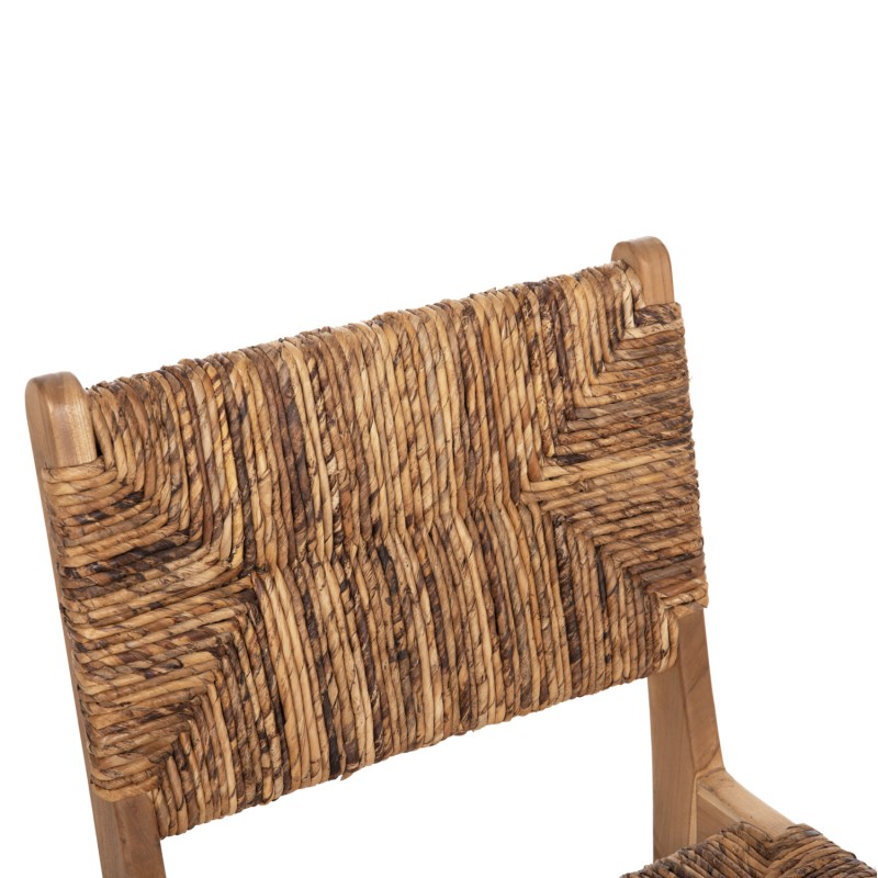 CHAIR FK9399.11 TEAK WOOD WITH STRAW MATTING ON BACKREST AND SEAT NATURAL COLOR 51x60,5x86Hcm CHAIR FK9399.11 TEAK WOOD WITH STRAW MATTING ON BACKREST AND SEAT NATURAL COLOR 51x60,5x86Hcm