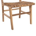 CHAIR FK9399.11 TEAK WOOD WITH STRAW MATTING ON BACKREST AND SEAT NATURAL COLOR 51x60,5x86Hcm CHAIR FK9399.11 TEAK WOOD WITH STRAW MATTING ON BACKREST AND SEAT NATURAL COLOR 51x60,5x86Hcm