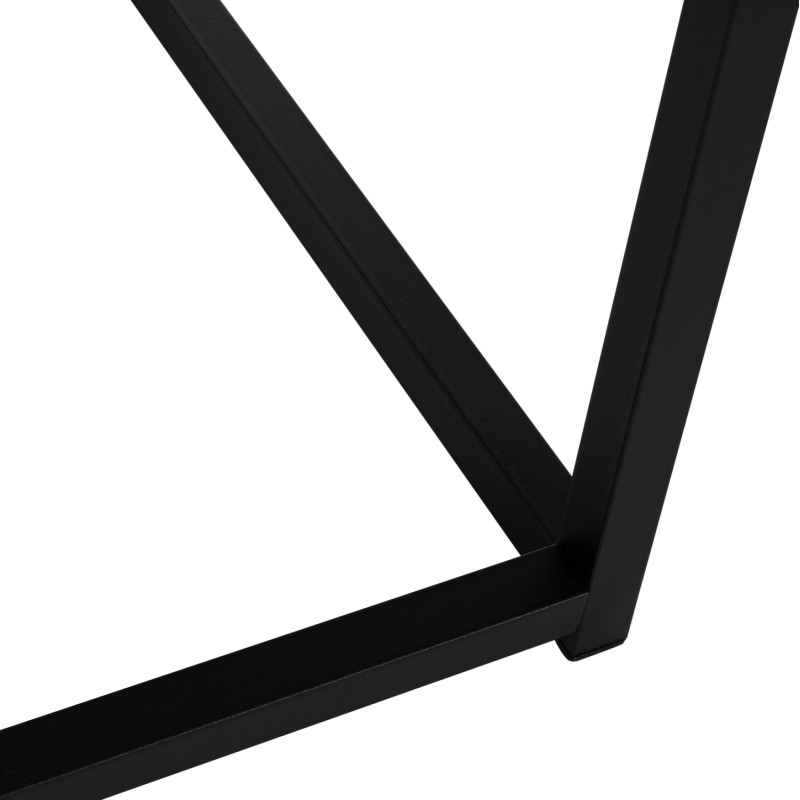 SIDE TABLES GRELAY SET 2PCS MDF & METAL 45Χ45Χ50Hcm.FK8762.12