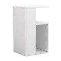 SIDE TABLE DAWN MELAMINE WHITE 35X29,5X60Hcm.FK8880.11