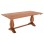 DINING TABLE GUIN FK9463.01 TEAK WOOD CARVED LEGS 200x100x78Hcm.