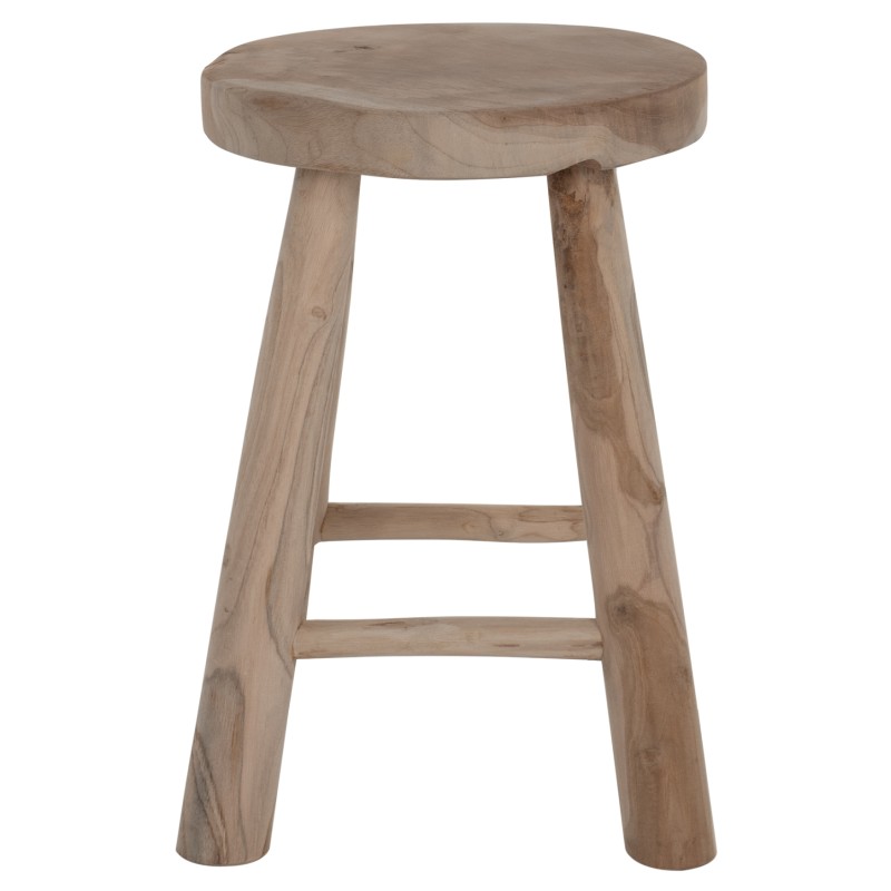 STOOL KONT FK9337 SOLID TEAK SHORT NATURAL Φ30Χ45Ηcm. STOOL KONT FK9337 SOLID TEAK SHORT NATURAL Φ30Χ45Ηcm.