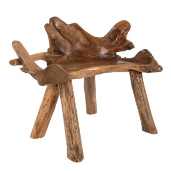 BENCH FK9348 SOLID TEAK NATURAL COLOR 120x88x80 cm.