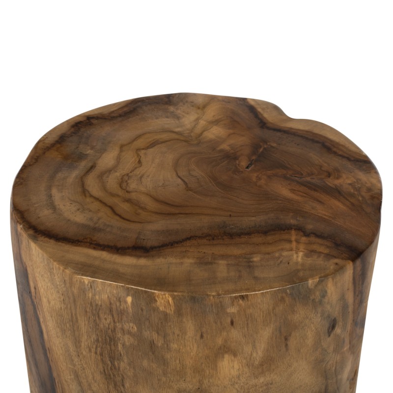 3-LEG STOOL SOLID TEAK NATURAL COLOR Φ30x40Hcm.FK9349