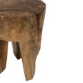 3-LEG STOOL SOLID TEAK NATURAL COLOR Φ30x40Hcm.FK9349
