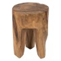 3-LEG STOOL SOLID TEAK NATURAL COLOR Φ30x40Hcm.FK9349