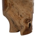 SIDE TABLE/STOOL ROUND SOLID TEAK WOOD NATURAL COLOR Φ30X45Hcm.FK9350