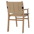 ARMCHAIR BAND RUBBERWOOD AND ROPE 62,5x60x88Hcm.FK9324.01 ARMCHAIR BAND RUBBERWOOD AND ROPE 62,5x60x88Hcm.FK9324.01