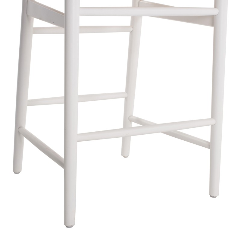 BAR STOOL BRAVE BEECH WOOD WISHBONE BACKREST SEMI-CIRCULAR FK9405.03 48x53x100H cm. BAR STOOL BRAVE BEECH WOOD WISHBONE BACKREST SEMI-CIRCULAR FK9405.03 48x53x100H cm.
